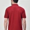 Men Solid Polo Neck Cotton Blend BlueT-Shirt