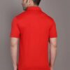 WhatsApp Image 2026-01-13 at 11.25.28 AM (5) Men Solid Polo Neck Cotton Blend Sky Red T-Shirt