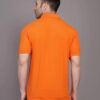 WhatsApp Image 2026-01-13 at 11.25.30 AM (1) Men Solid Polo Neck Cotton Blend Orange T-Shirt