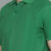 WhatsApp Image 2026-01-13 at 11.25.39 AM Men Solid Polo Neck Cotton Blend Green T-Shirt