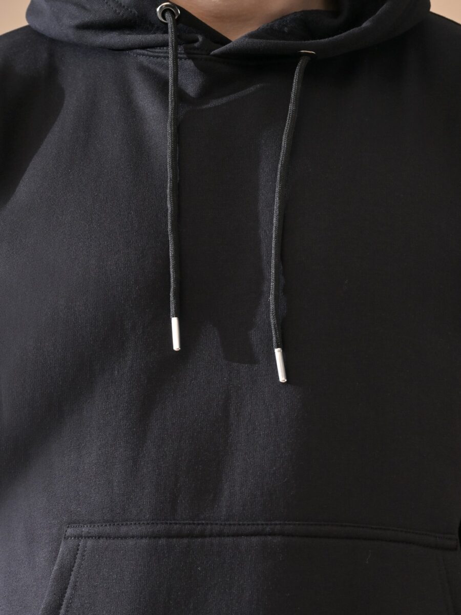 Black Stylish Casual Wear Winter Hoodies for Men