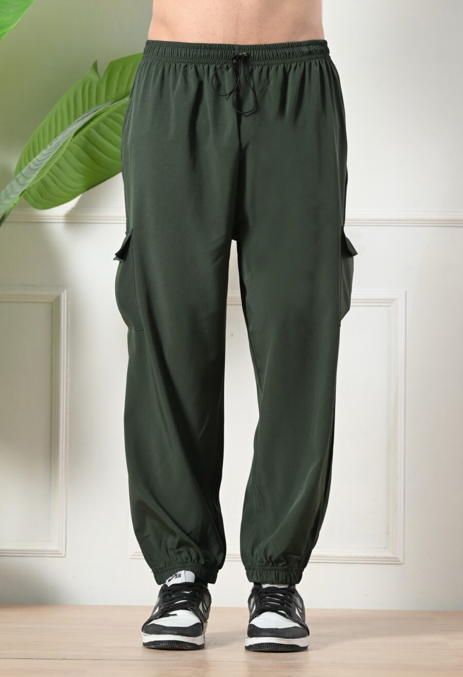 WhatsApp Image 2026-01-20 at 11.43.53 AM Men's Jogger Cargo Trousers | poplin Lycra Loose Fit Solid Korean Stretchable Pants with 4 Pockets